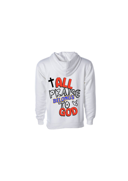All The Praise Belongs To God Men Hoodie - GiveGodPraiseClothing