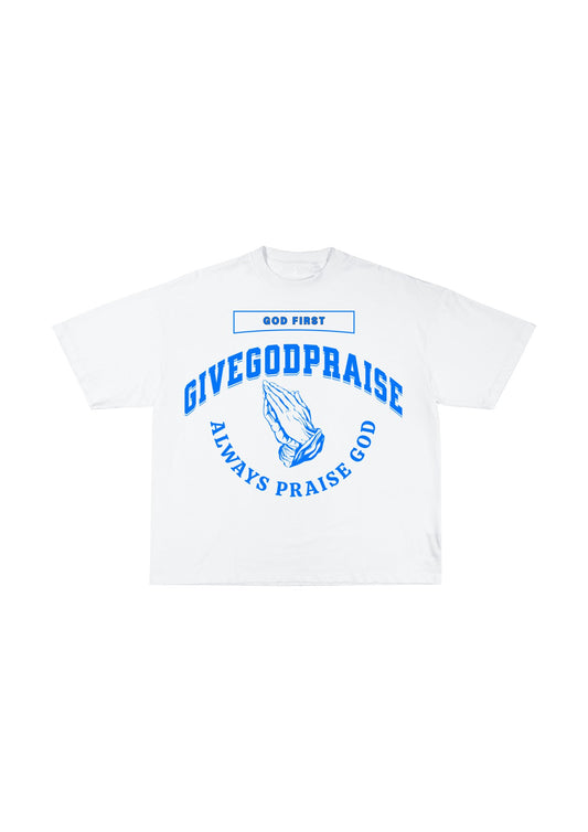 God First White T - Shirt - GiveGodPraiseClothing