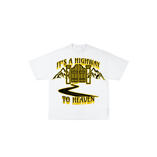 Highway To Heaven White T - Shirt - GiveGodPraiseClothing